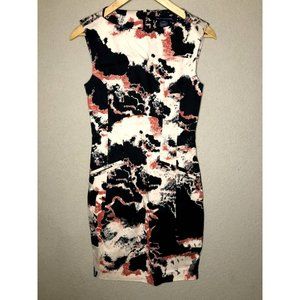 French Connection Abstract Print Sheath Dress